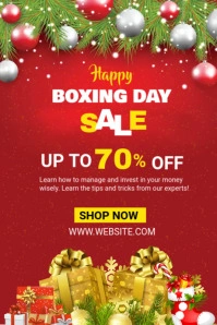 Boxing Day Tumblr Graphic template