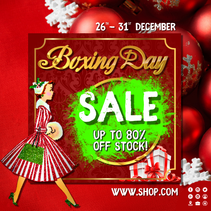 boxing day19 Template | PosterMyWall