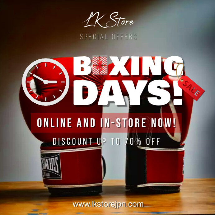 boxing days sale Template PosterMyWall