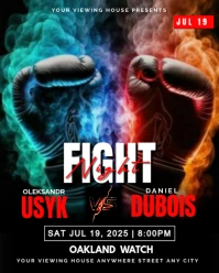 Boxing Instagram Portrait template