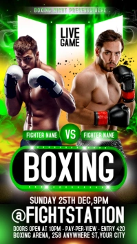 BOXING Instagram Story template