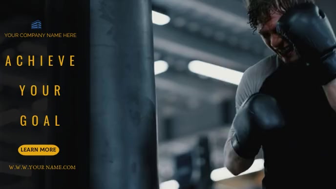 Boxing YouTube Thumbnail template