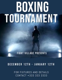 Boxing Contest Template | PosterMyWall