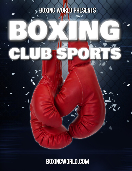 Copy of BOXING EVENT FLYER TEMPLATE | PosterMyWall