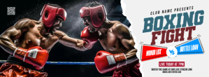 Boxing Facebook Cover Photo template