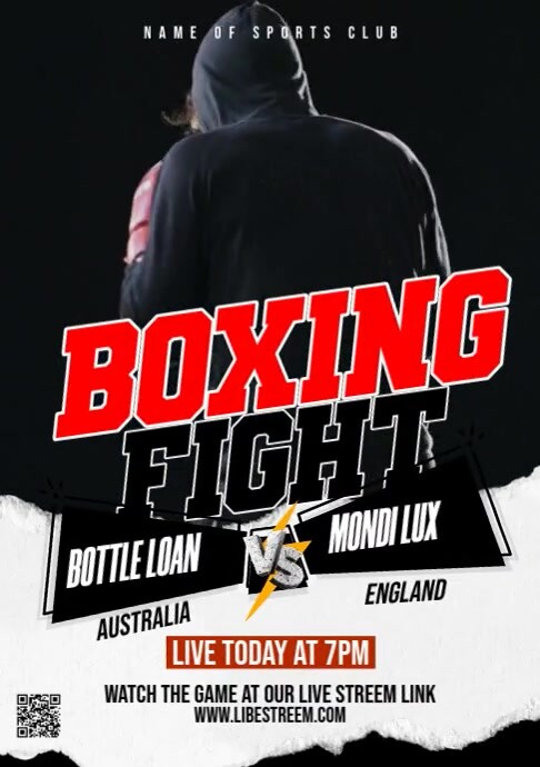 Boxing Flyer Example Boxing Flyer Template | PosterMyWall