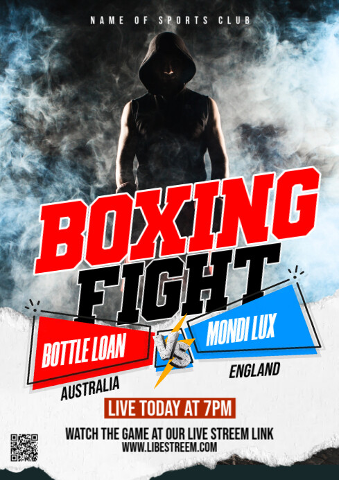 Boxing Flyer Example Boxing Flyer | PosterMyWall