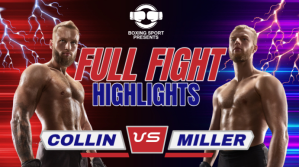 Boxing Full Fight Highlight YouTube Thumbnail template