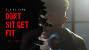 Boxing Gym Video Template Уменьшенное изображение YouTube