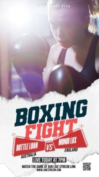 Boxing Instagram Story template