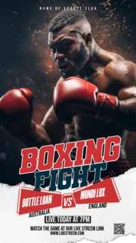Boxing Instagram Story template