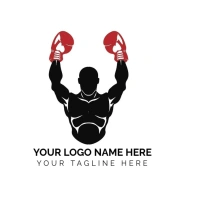 boxing logo template