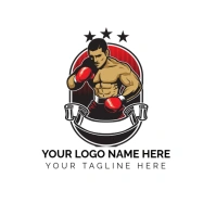 boxing logo Logotipo template
