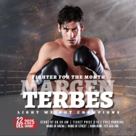 Boxing Match Template | PosterMyWall