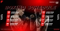 Boxing Match Schedule Video Immagine condivisa di Facebook template