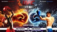 Boxing Match Youtube Thumbnail template