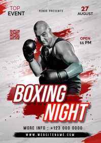 Boxing Night A3 template