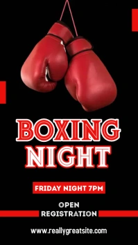 Boxing Night Instagram Story template