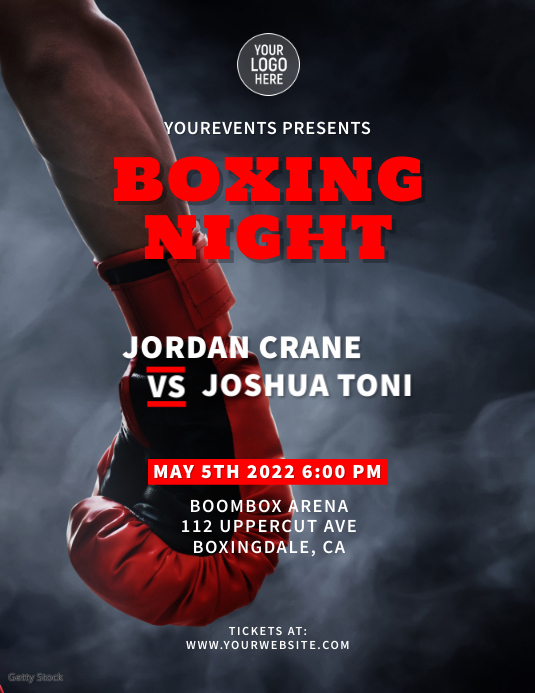 Copy of Boxing Night Event Ad | PosterMyWall