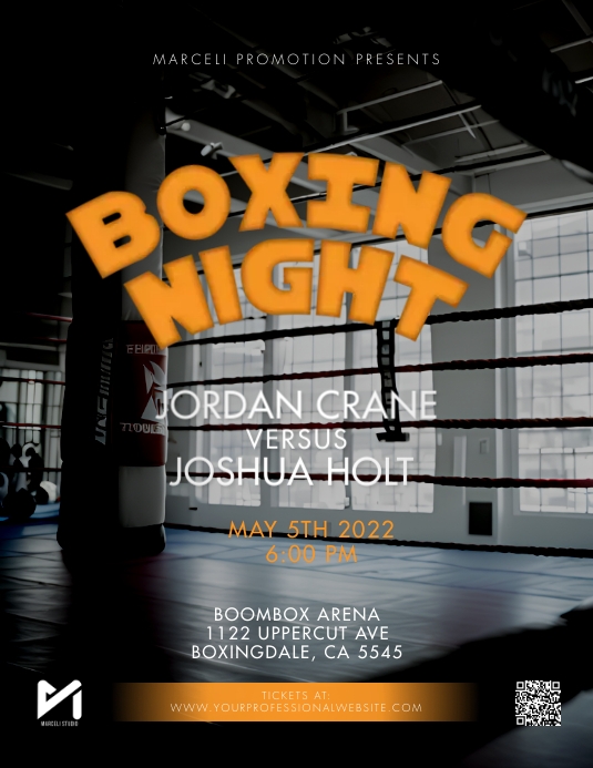 Boxing Night Event Flyer Template | PosterMyWall