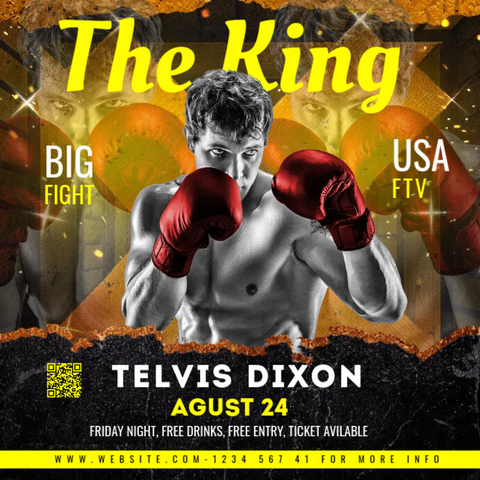 Copy of Boxing Poster | PosterMyWall
