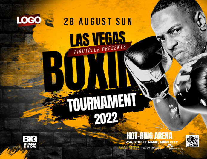 boxing tournament Template | PosterMyWall