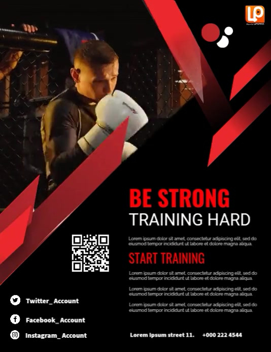 Copy of Boxing Training Video | PosterMyWall