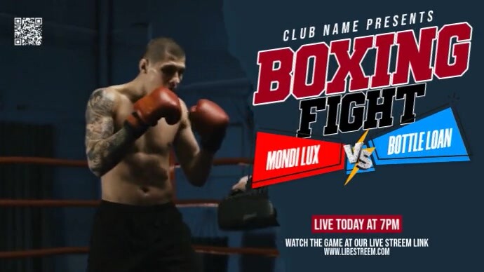 Boxing YouTube Channel Cover Template | PosterMyWall