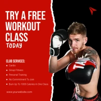 boxing2 Instagram Post template