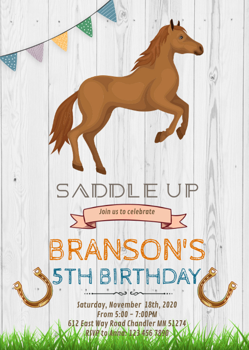 Modele Invitation Anniversaire Cheval Garcon Postermywall Modele Invitation Anniversaire Cheval Garcon Postermywall