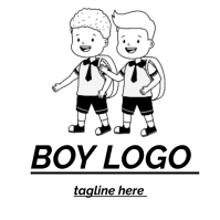 BOY LOGO DESIGN || BEAUTY LOGO DESIGN Template | PosterMyWall