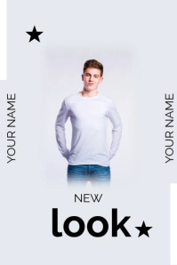 Boys Fashion Poster Template Pinterest Graphic