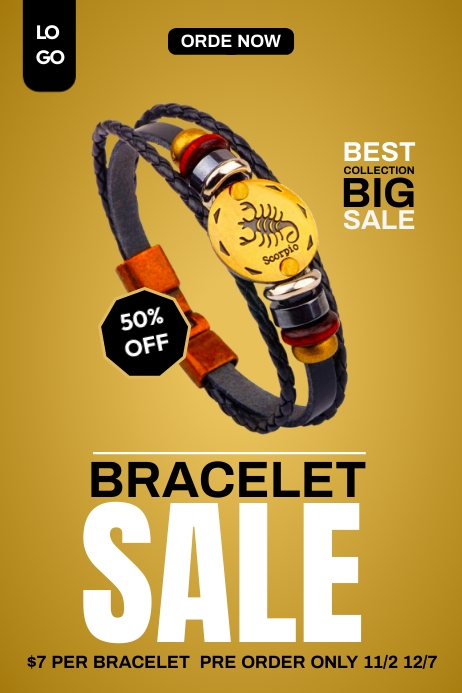 Bracelet poster Template | PosterMyWall