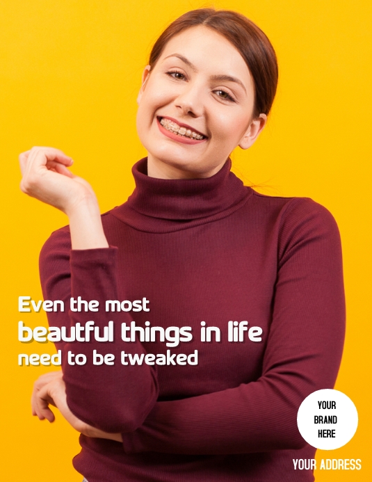 Braces Template PosterMyWall