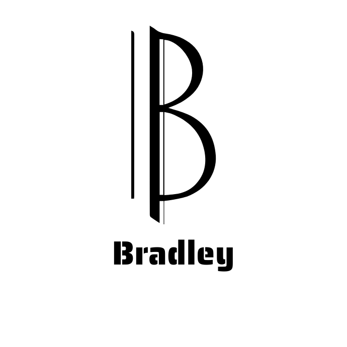Bradley Brand Name Logo template