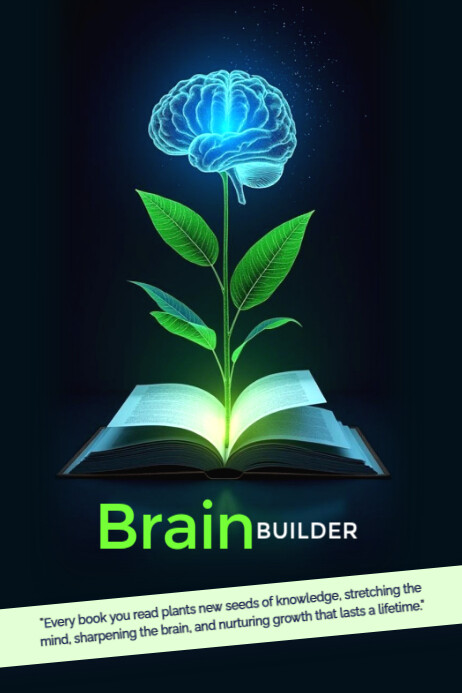 Brain Poster template