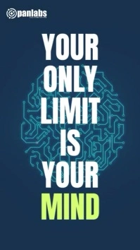 Brain health mind quote instagram story template