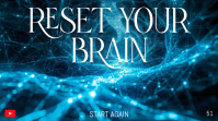 Brain Reset Wellness YouTube Thumbnail Template