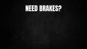 Black Brake Service Advertisement Digital Display Template
