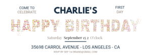 Wit Birthday Celebration Cover na Larawan ng Facebook Template