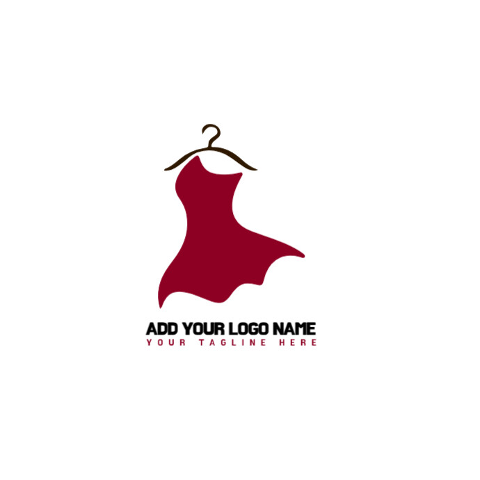 Brand/clothes/business/symbol/icon/sign/identity/unique/elegant/fashion/lifestyle/store/shop/frock L Logo template