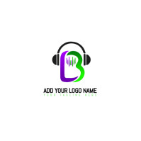 Brand/letter/music/dj/business/elegant/symbol/sign/simple/elegant/wave/volume/earphone/headset Logo template
