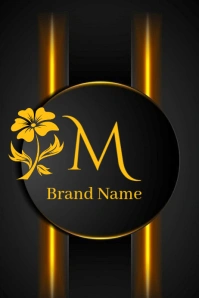 Brand name Poster template