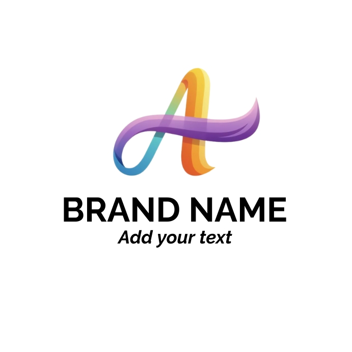 Brand Name Example Design Simple BRAND NAME Template | PosterMyWall