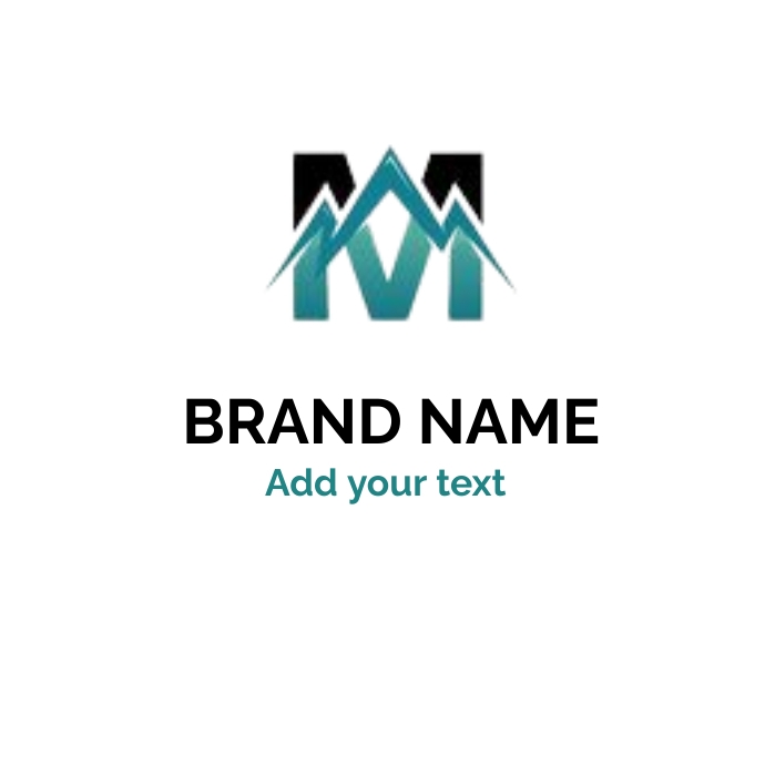 Brand Name Example Design Simple BRAND NAME Template | PosterMyWall