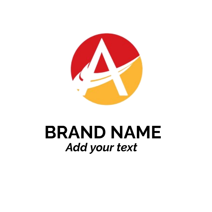 Brand Name Example Design Simple BRAND NAME Template | PosterMyWall