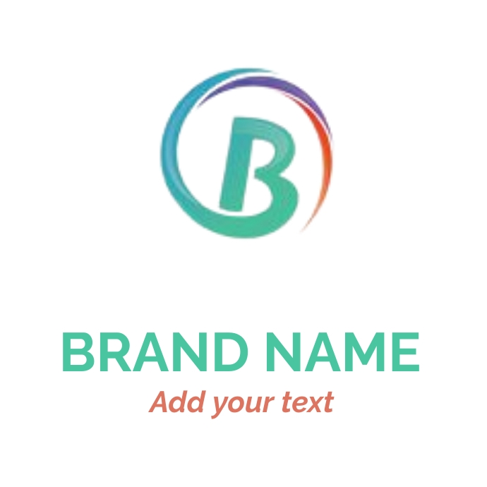 Brand Name Example Design Simple BRAND NAME Template | PosterMyWall