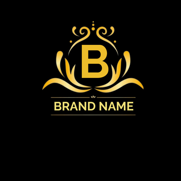 Brand Name Example Design Simple brand name Template | PosterMyWall