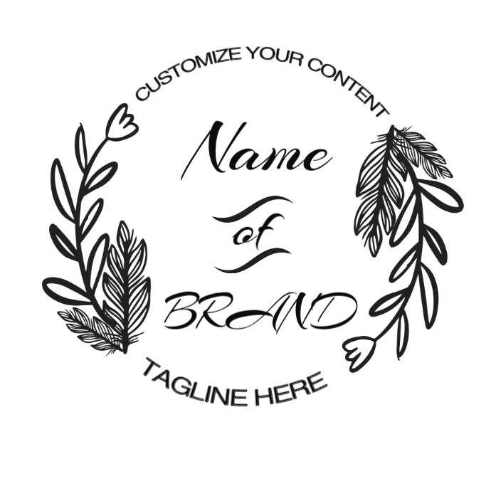 Brand Name Logo Template PosterMyWall