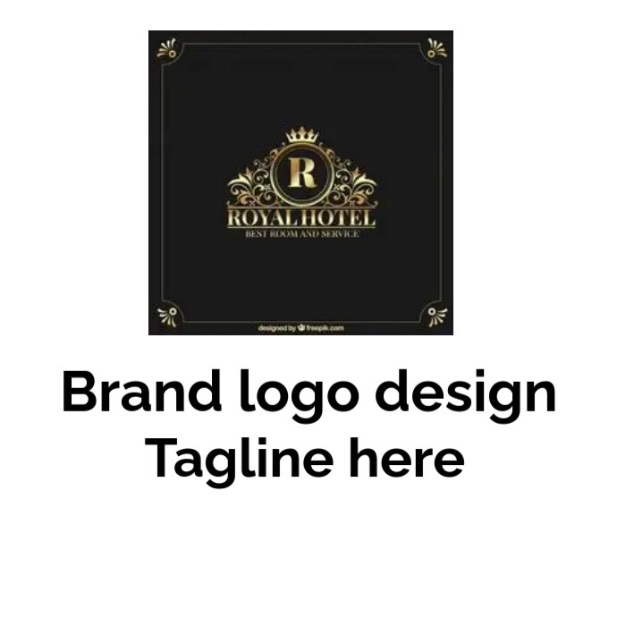 Brand Name Logo Template PosterMyWall